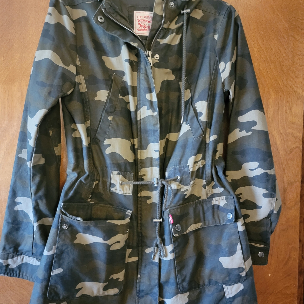 Levi's Women's Green and Gray Utility Jacket